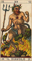Le diable tarot piémontais